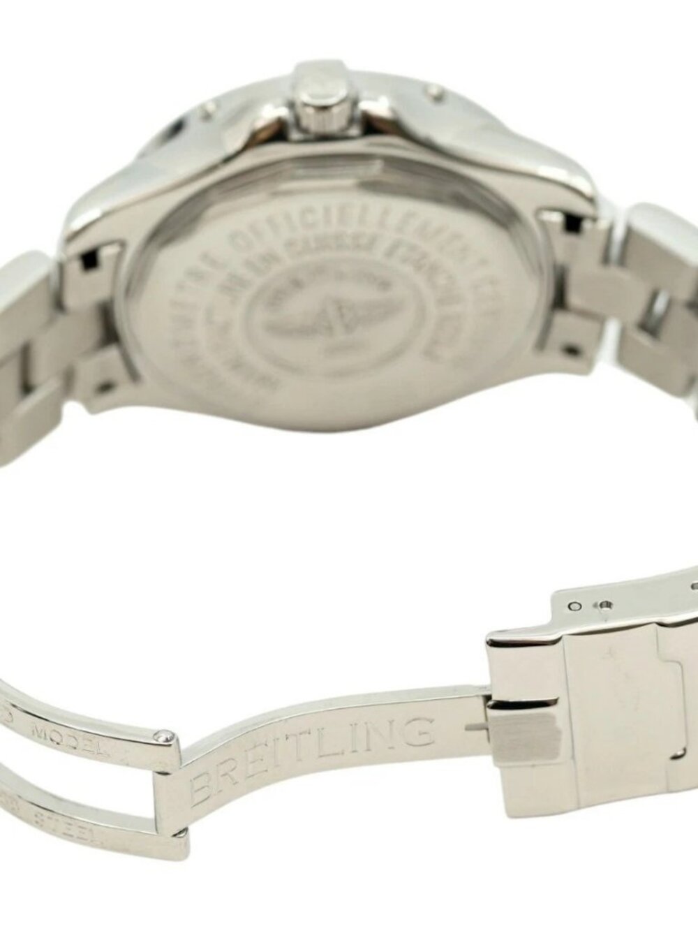 Breitling Men's 38mm Colt 500M White Dial Automatic Swiss SS Watch! Ref: A17350! - Picture 2 of 8